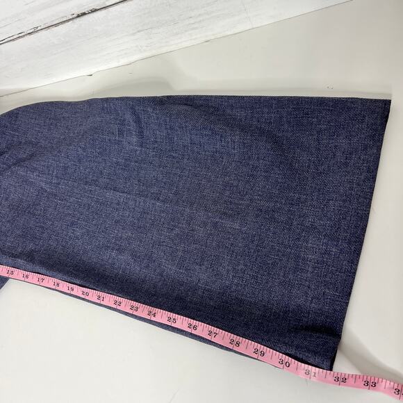 Anne Klein Sailor Pants Wide Leg Navy Blue Size 12 - Picture 8 of 12